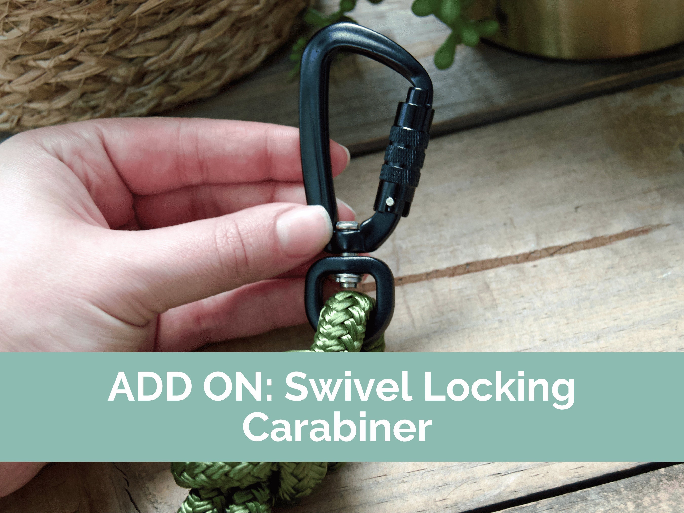 Add On: Swivel Locking Carabiner