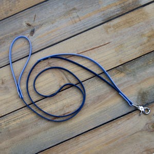 Two Color Biothane Dog Leash with Traffic Handle, 5/8 inch Width Animal leash, Lead, Waterproof, Adjustable, Durable, Easy to Clean