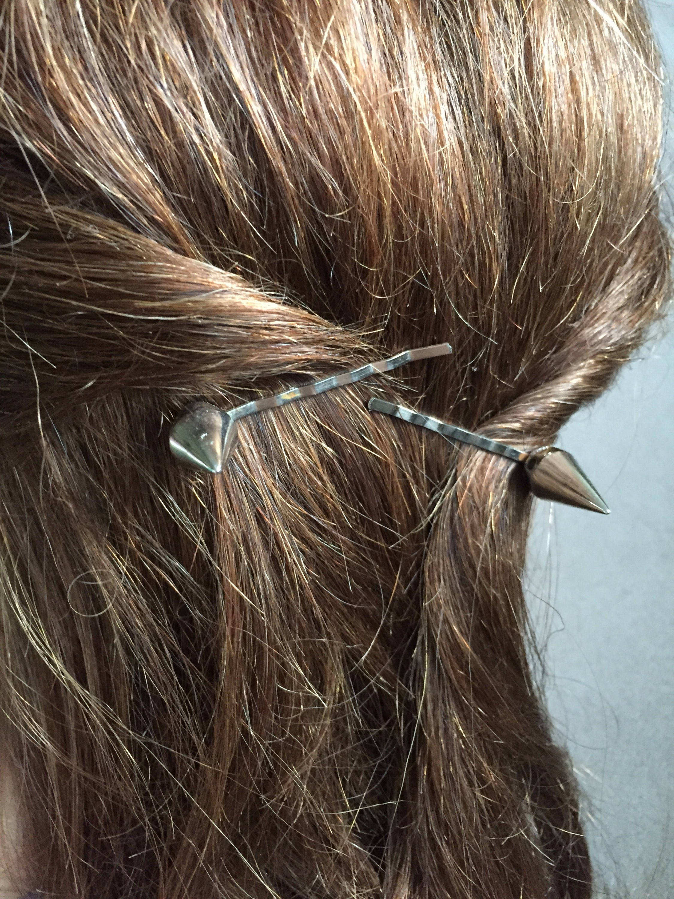 Repurposed Spiked Bobby Pins For The Hair Spiked Etsy