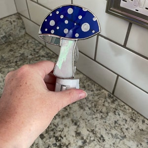 Stained Glass Mushroom Night Light image 8