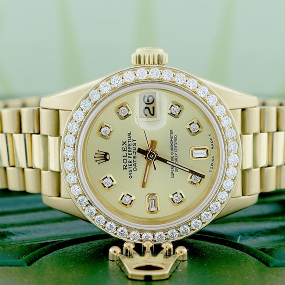 womens gold rolex presidential