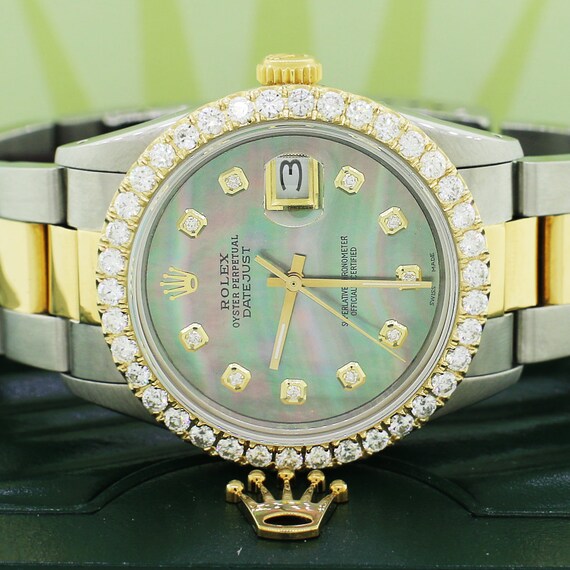 rolex oyster perpetual datejust 2 tone
