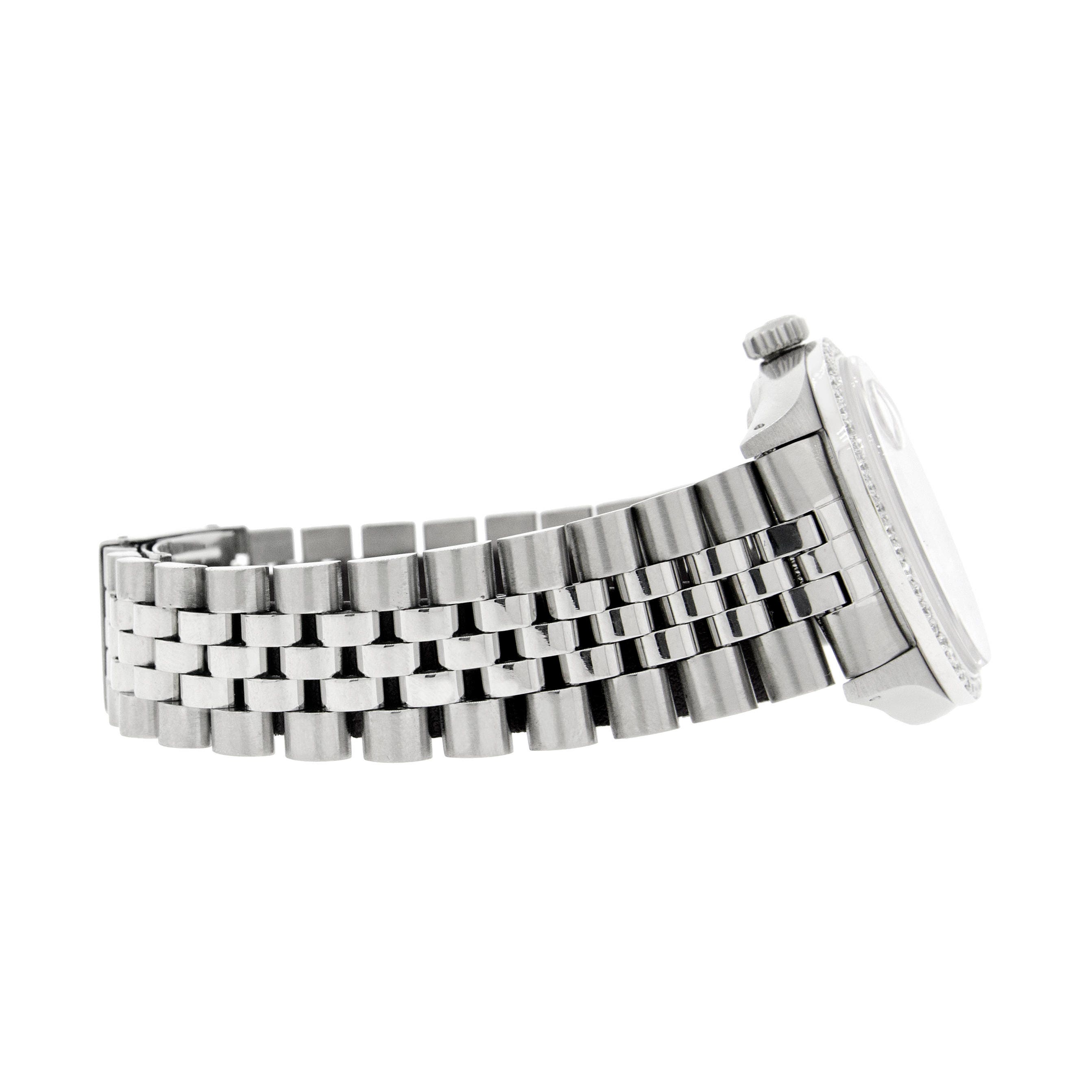 Rolex Datejust 36mm Steel Jubilee Watch With White MOP Diamond | Etsy