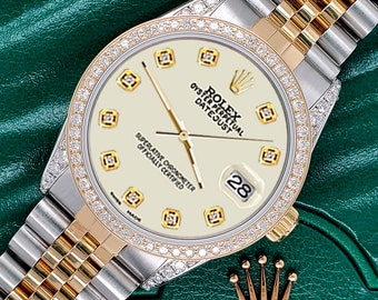 Rolex Datejust 2-tone 36mm 1.4ct 