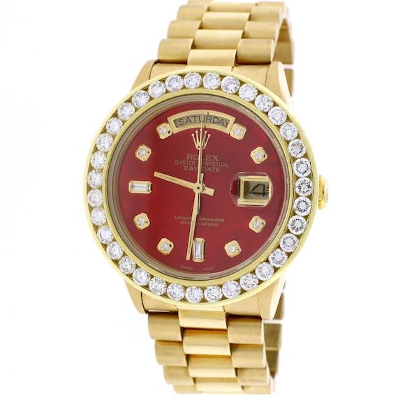 red and gold rolex