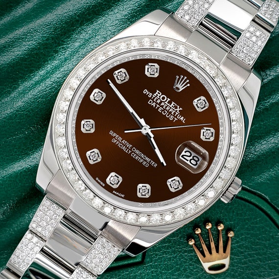 Rolex Datejust II 41mm 5ct Diamond 