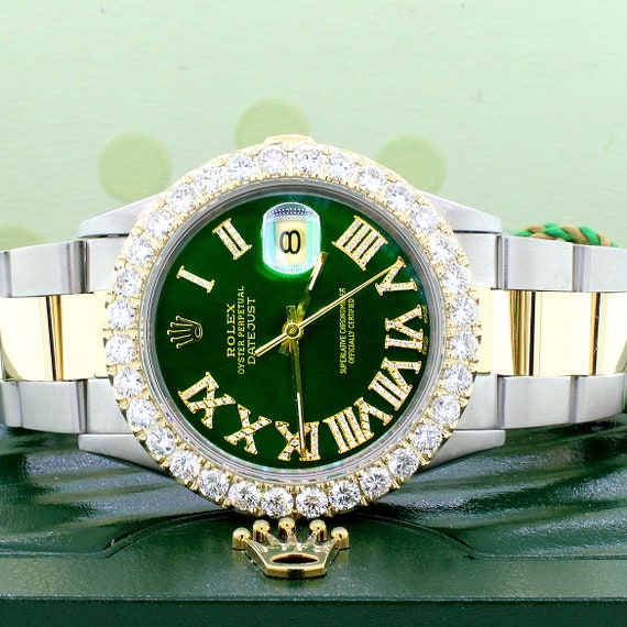 rolex datejust emerald