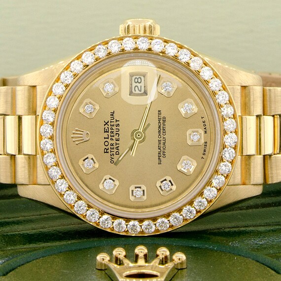 Rolex President Datejust Ladies Gold 
