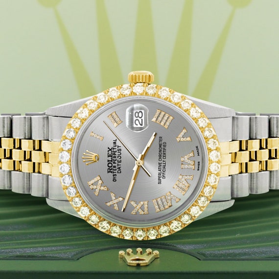 Rolex Datejust 36mm 2-tone WATCH With 3 