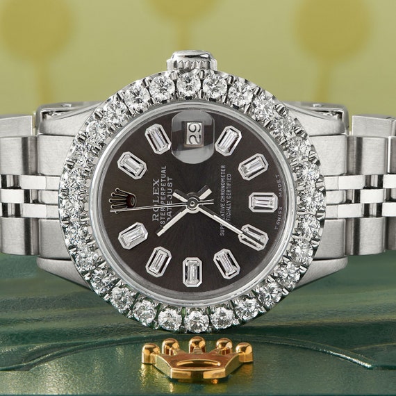 rolex baguette diamond