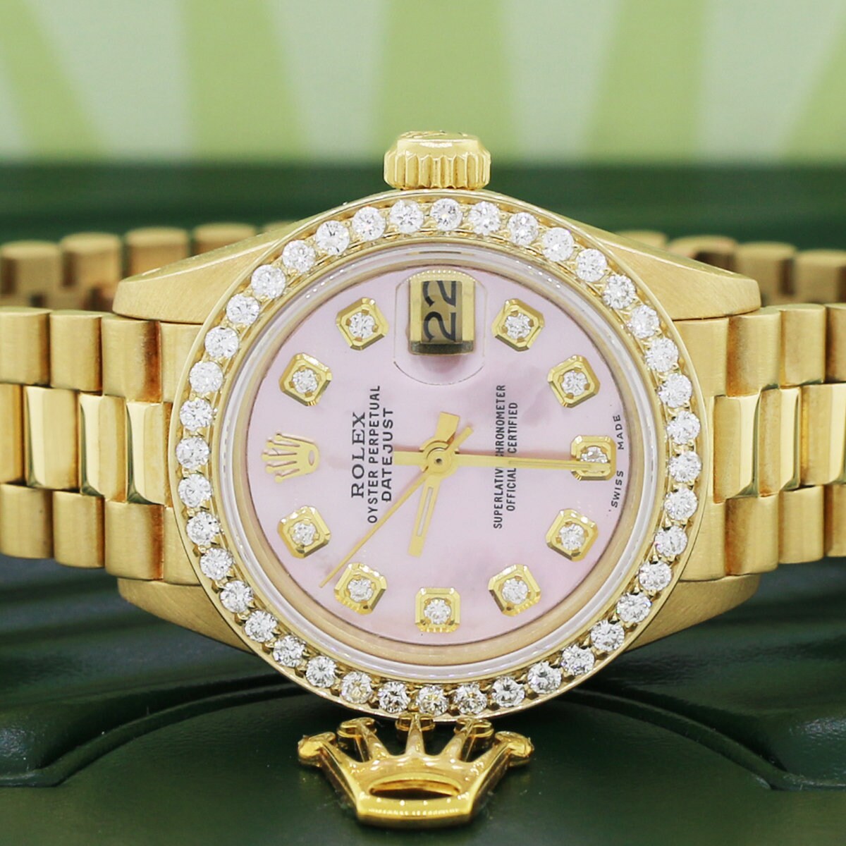 Rolex President Datejust Ladies 18K 