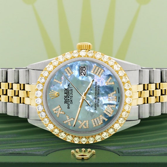Rolex Datejust 36mm 2-tone WATCH With 3 