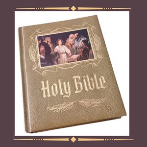 Vintage Holy Bible, King James Version, Old and New Testaments, from 1971, large size