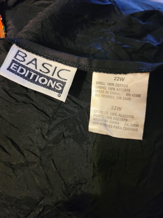 Vintage Halloween vest, plus sized, Basic Edition… - image 5