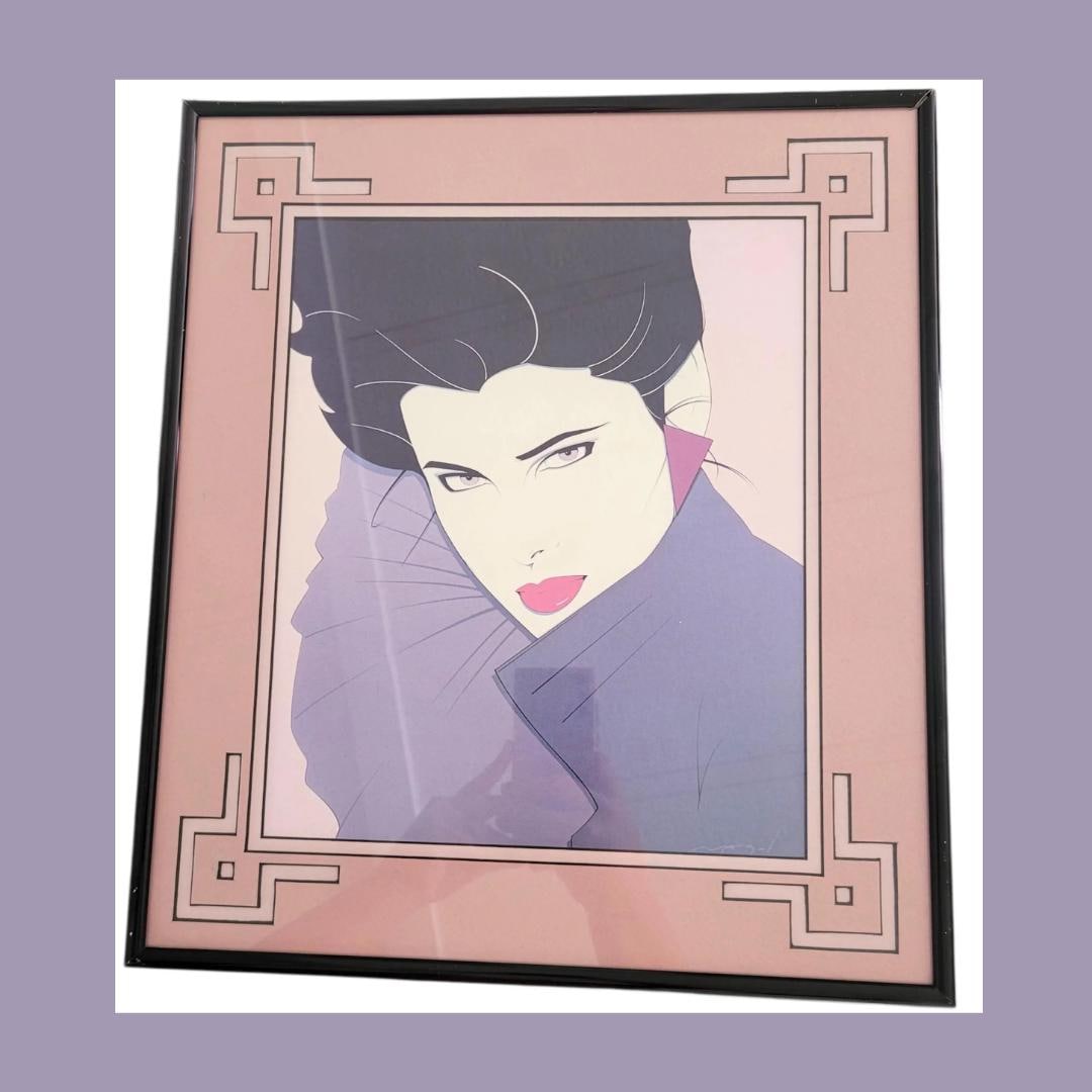 Vintage Framed Patrick Nagel - Etsy