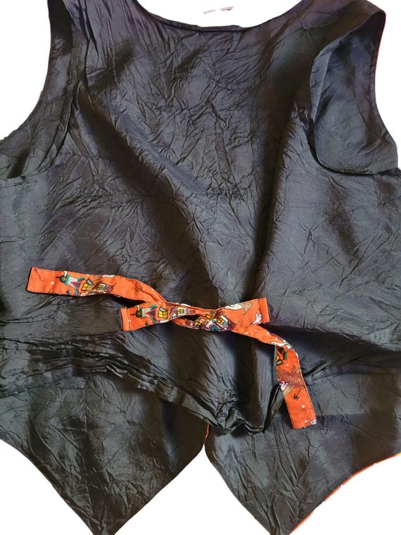 Vintage Halloween vest, plus sized, Basic Edition… - image 3