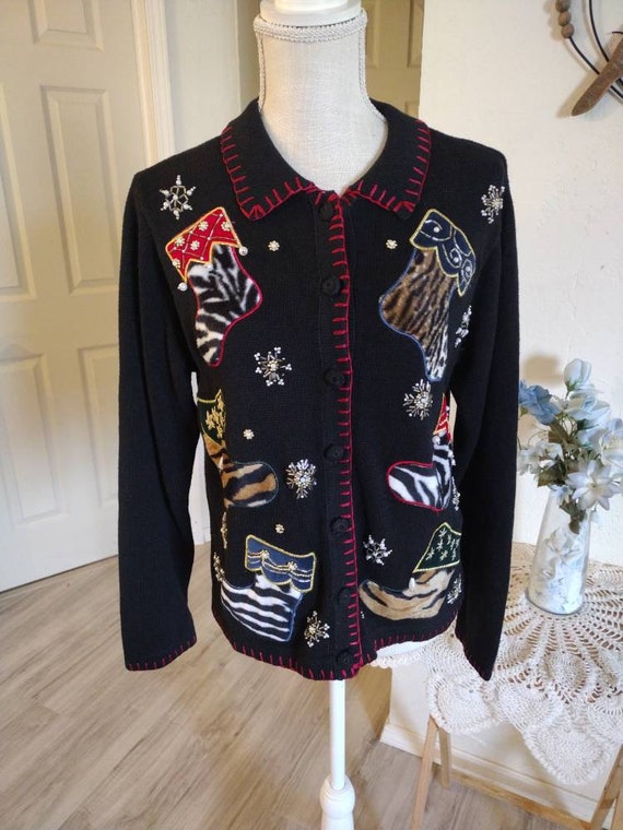 Vintage Christmas Cardigan 