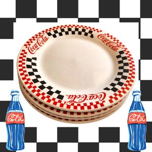 Vintage Coca Cola Plates - Etsy
