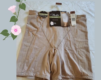 Vintage y2k Playtex Firm Shapers plus size thigh slimmer and tummy control under garment, size 3X, girdle