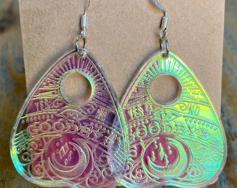 Planchette Earrings/Ouija Earrings/Halloween Earrings/Spooky Earrings/Earrings/Planchette