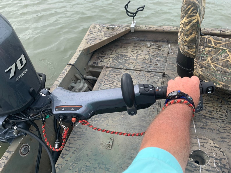 Outboard Motor Kill Switch Lanyard Clip Keychain Para Cord Etsy