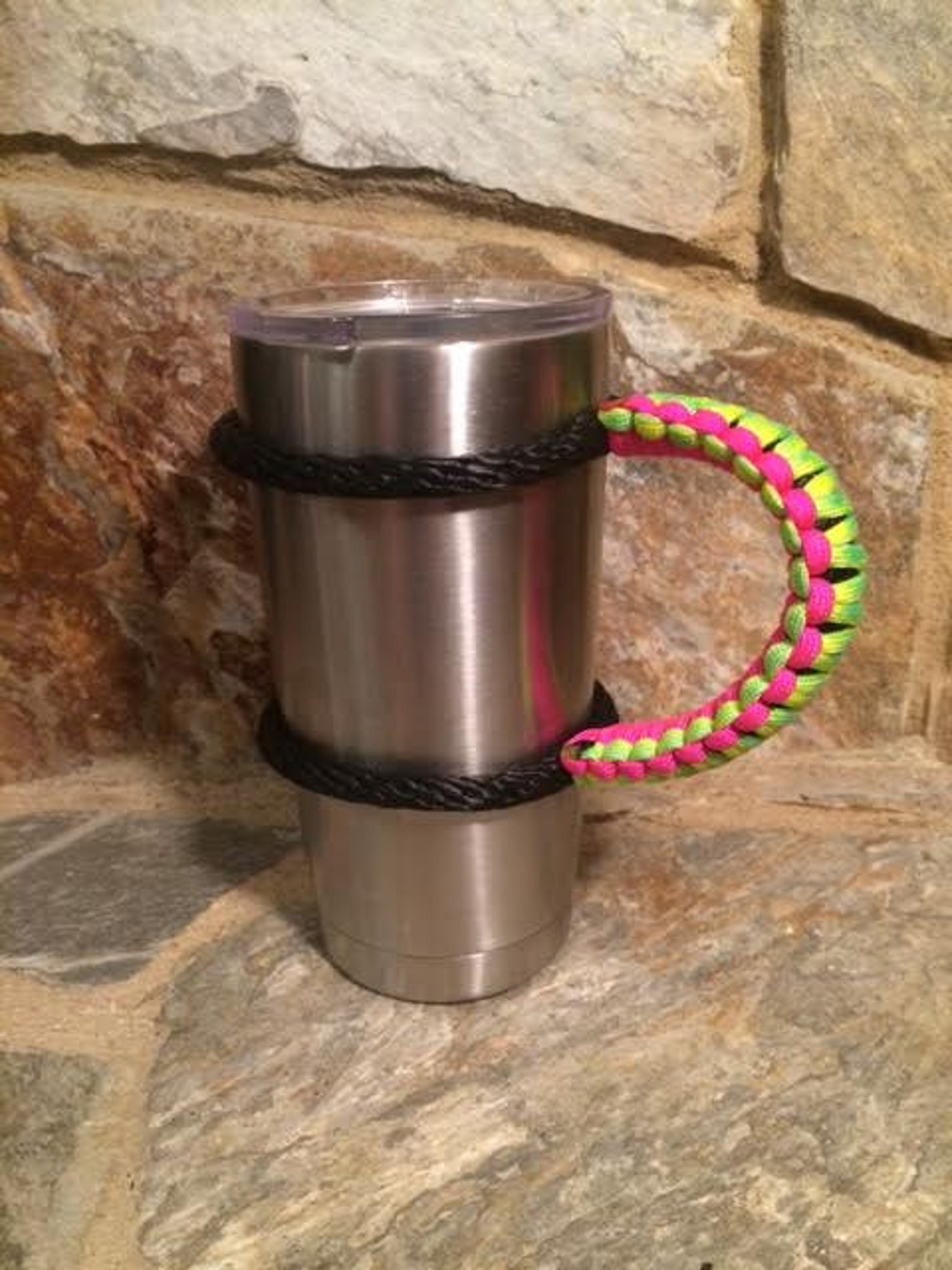 Yeti Handle Paracord 20 Ounce Cup Rambler Etsy