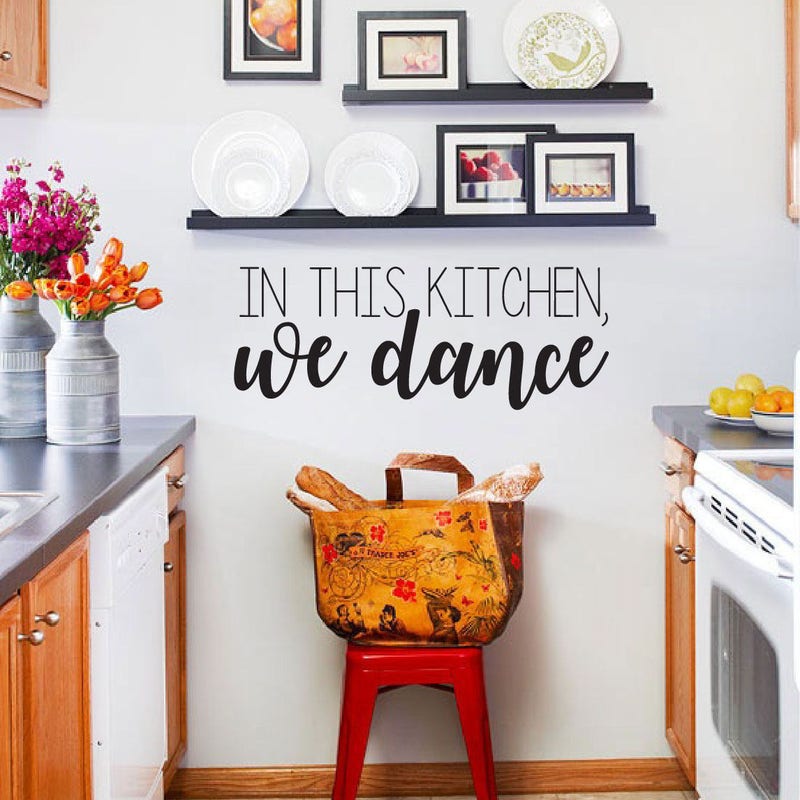 Kitchen Vinyl Wall - Etsy