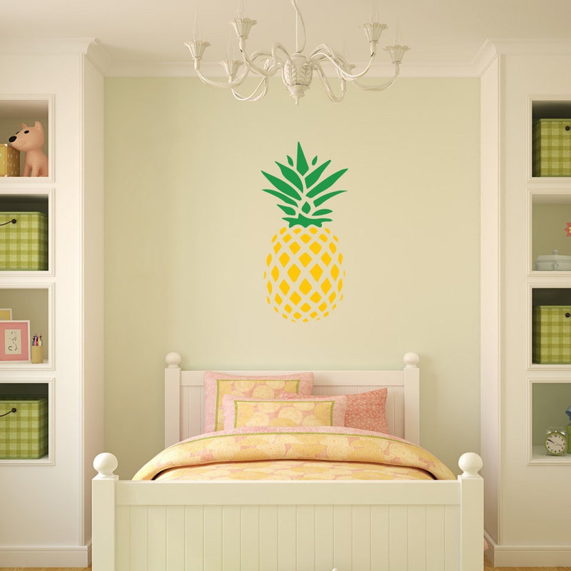 Pineapple Wall Decal - Etsy