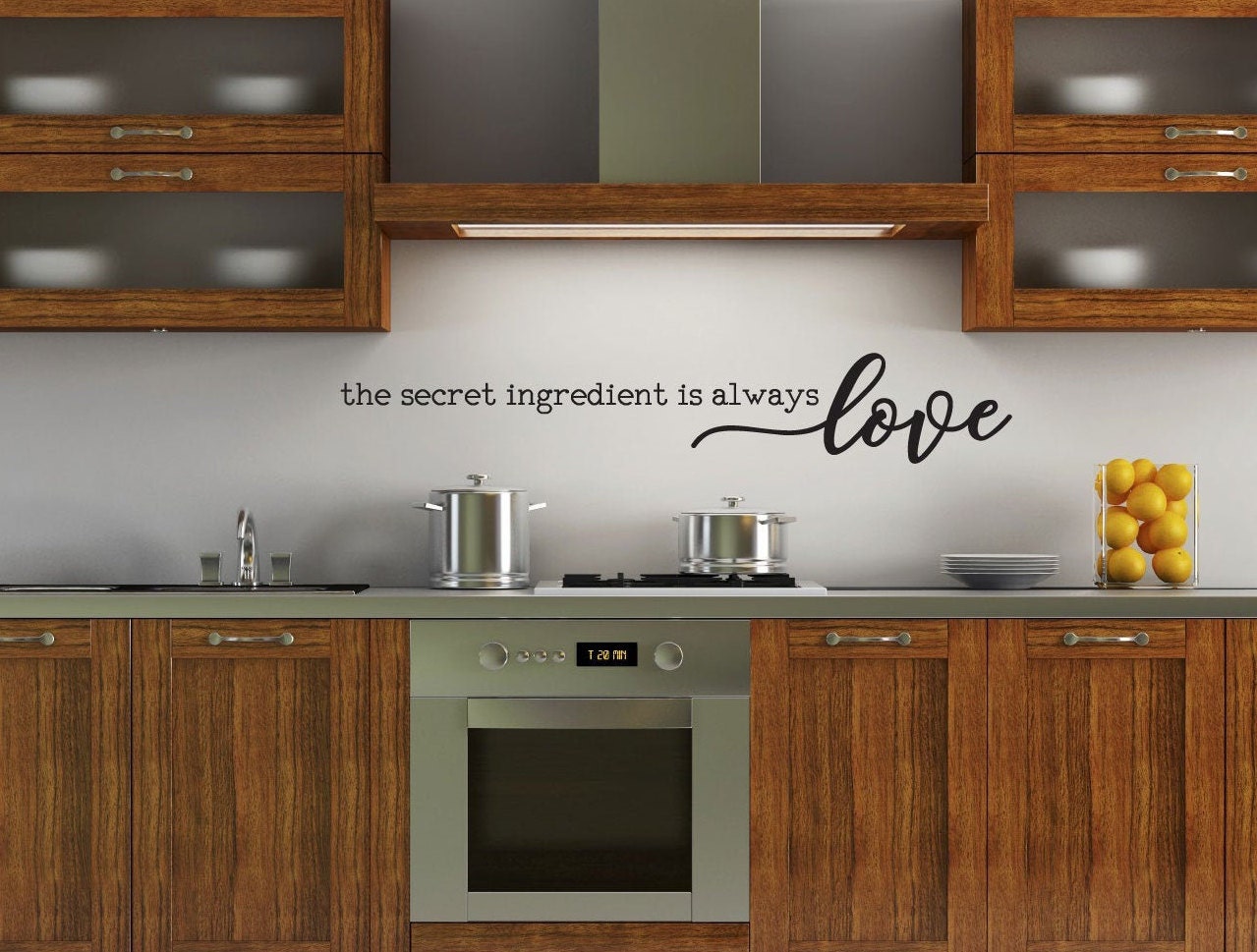 The Secret Ingredient is Always Love Kitchen Vinyl Wall Decal - Etsy