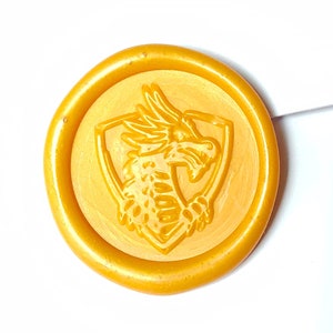 Die Drachenfamilie Abzeichen Wachssiegel Stempel Kit Hochzeitseinladung, Briefumschlag Briefpapier, Geschenkverpackung, Bastelbedarf, Monogramm Initialen Wachssiegel