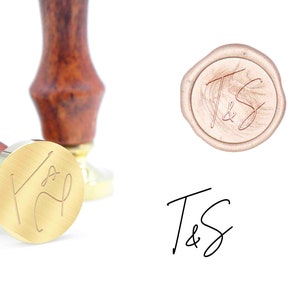 Alphabet Hochzeitslogo Wachssiegel Stempel Einladung Wachssiegel
