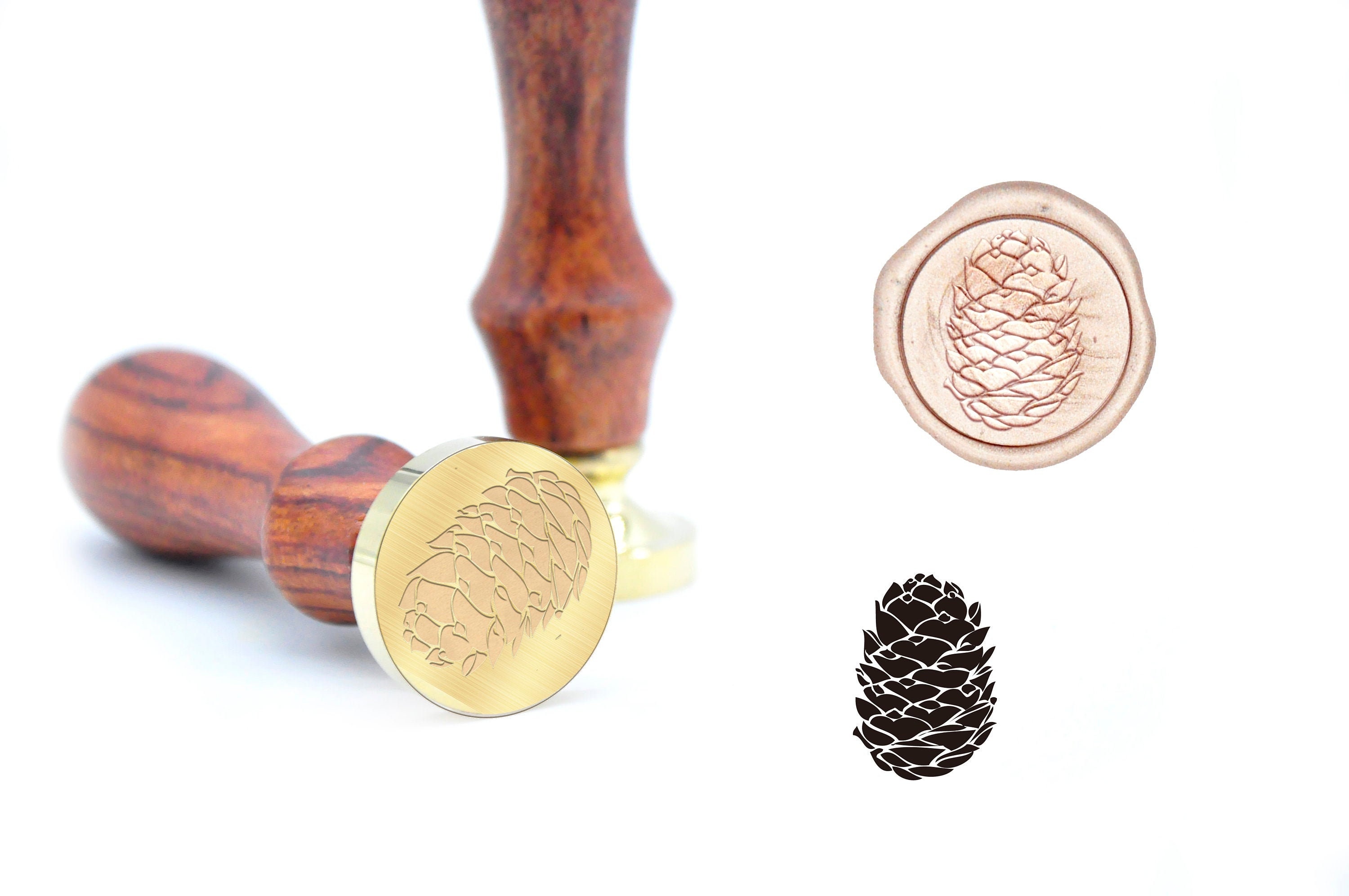 The Pinecone Plant Wax Seal Stamp Kit