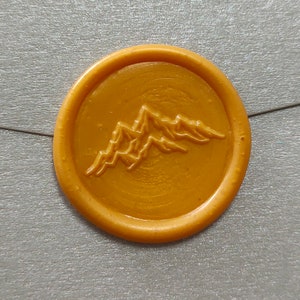 The Mountains Wax Seal Stamp Kit, Travel, Wedding Invitation, Camping, Custom Tent Outing Wax Seals, Invites Card, Thank You Card, Supplies