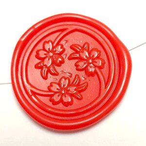 Japanese Flower Wax Seal Stamp – Wedding Invitation Kit