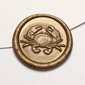 The Sea Crab Ocean Animal Wax Seal Stamp Kit