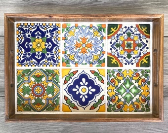 Mexican Talavera Tile Tray