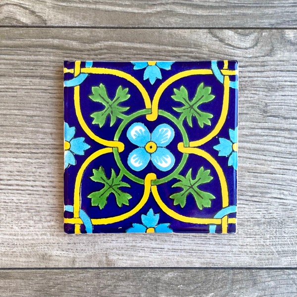 Mexican Talavera Tile Coaster