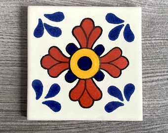 Mexican Talavera Tile Coaster