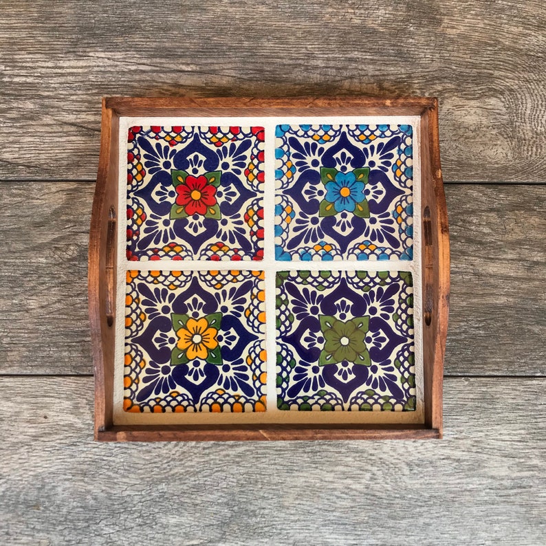 Azulejo de Escamilla Mexicano hecho a mano Imagen decorativa de servicio 0