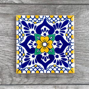 Gele Mexicaanse tegelonderzetter &#39;Escamilla&#39;