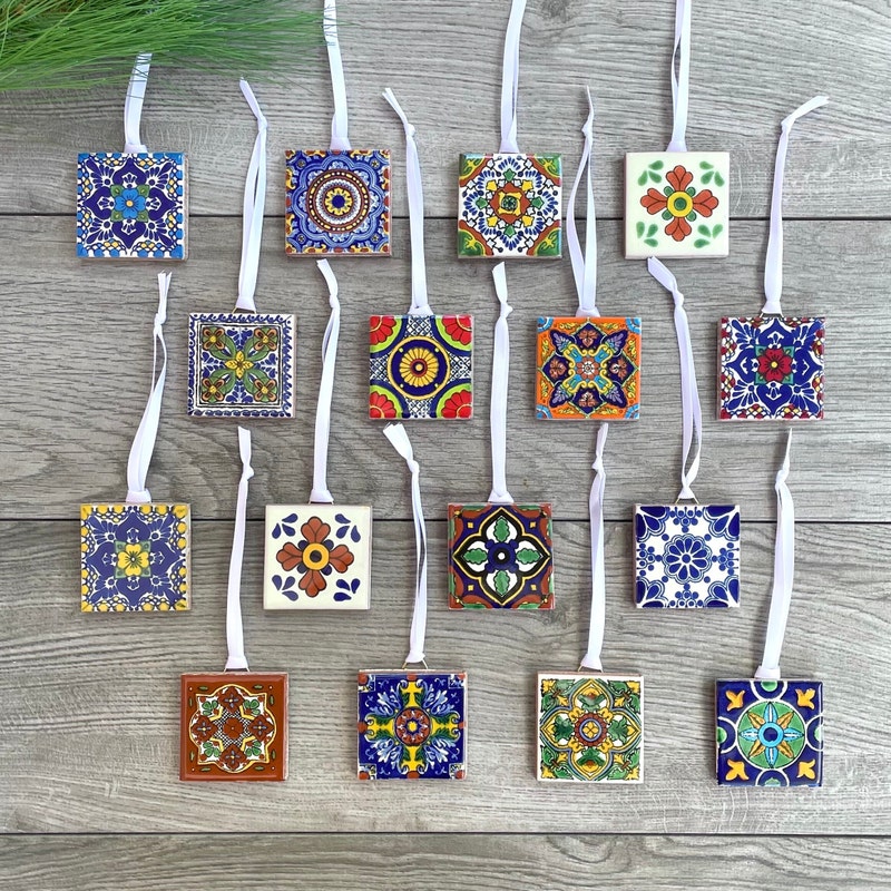 Tile Ornament Etsy