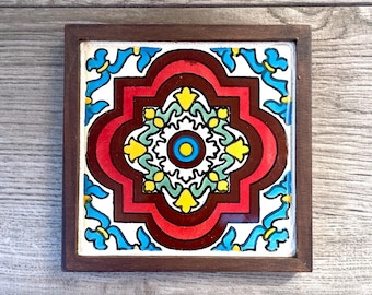 Mexican Talavera Tile Ring Tray