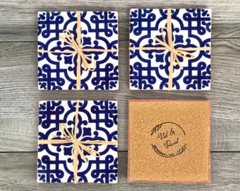 Single Mexican Tile Coaster Wedding Favor