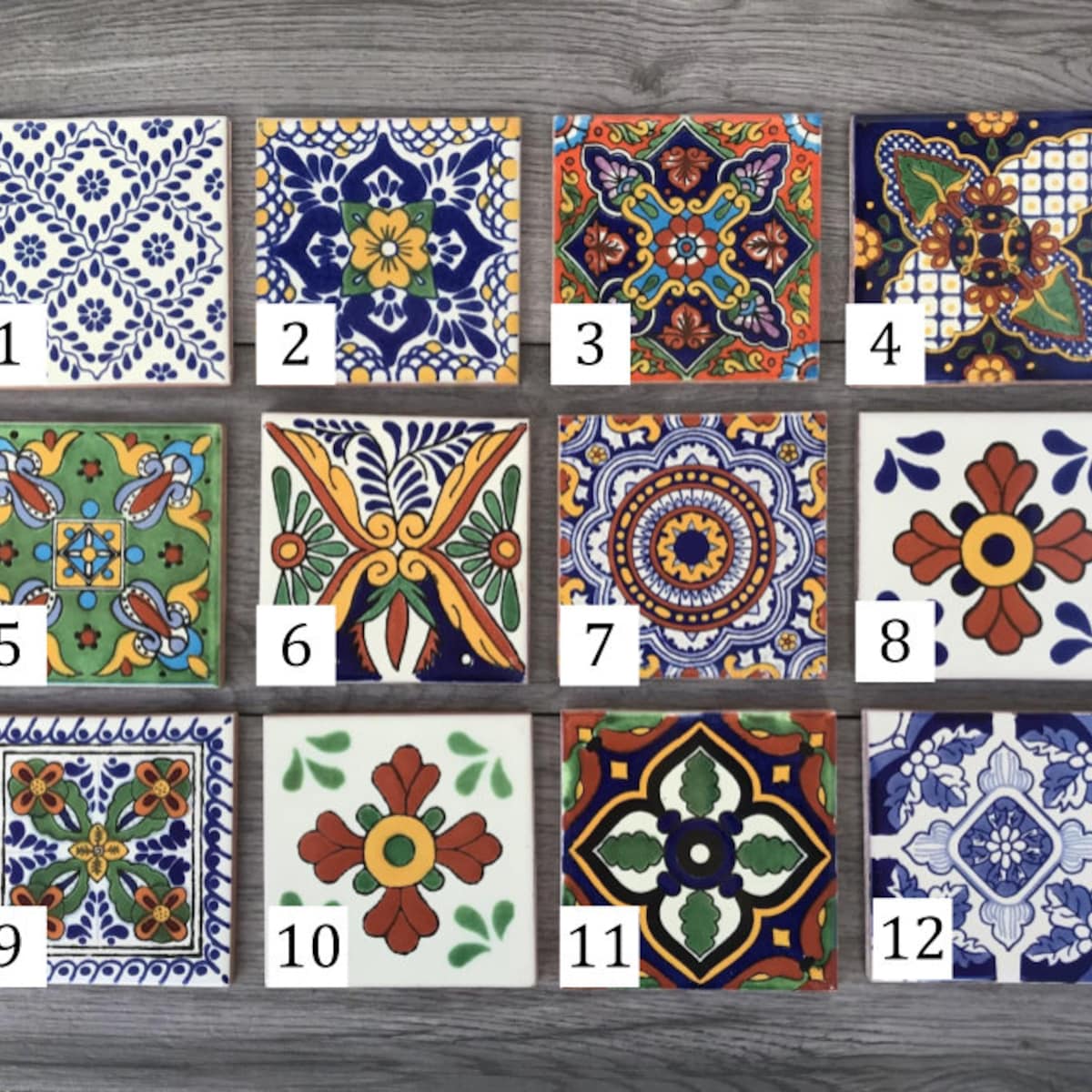 Choose Your Own Set of 4 Talavera Coasters