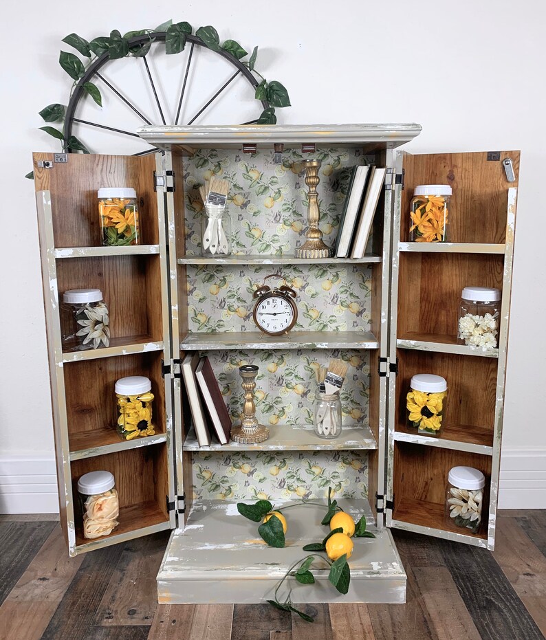 Locking Kitchen Pantry Spice Canister Storage Etsy