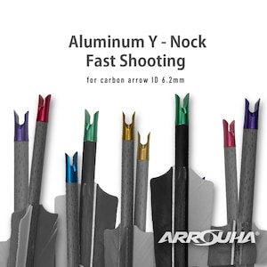 Aluminum Fast Shooting Nocks with 6.2mm Internal Diameter for Carbon Arrows Nock Ideal for Horseback Archery