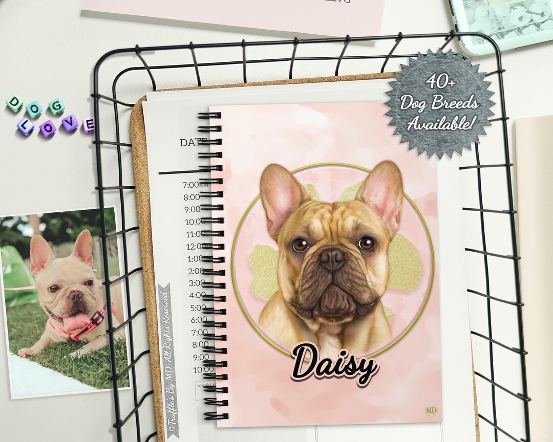 Custom Dog Notebook | Personalized Dog Lover Gift | Personalized ...