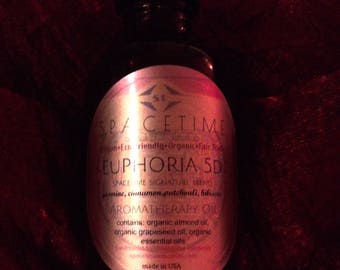 Huile de massage d’aromathérapie Euphoria 5D (mélange Euphoria 5D) par Spacetime Spa Solutions