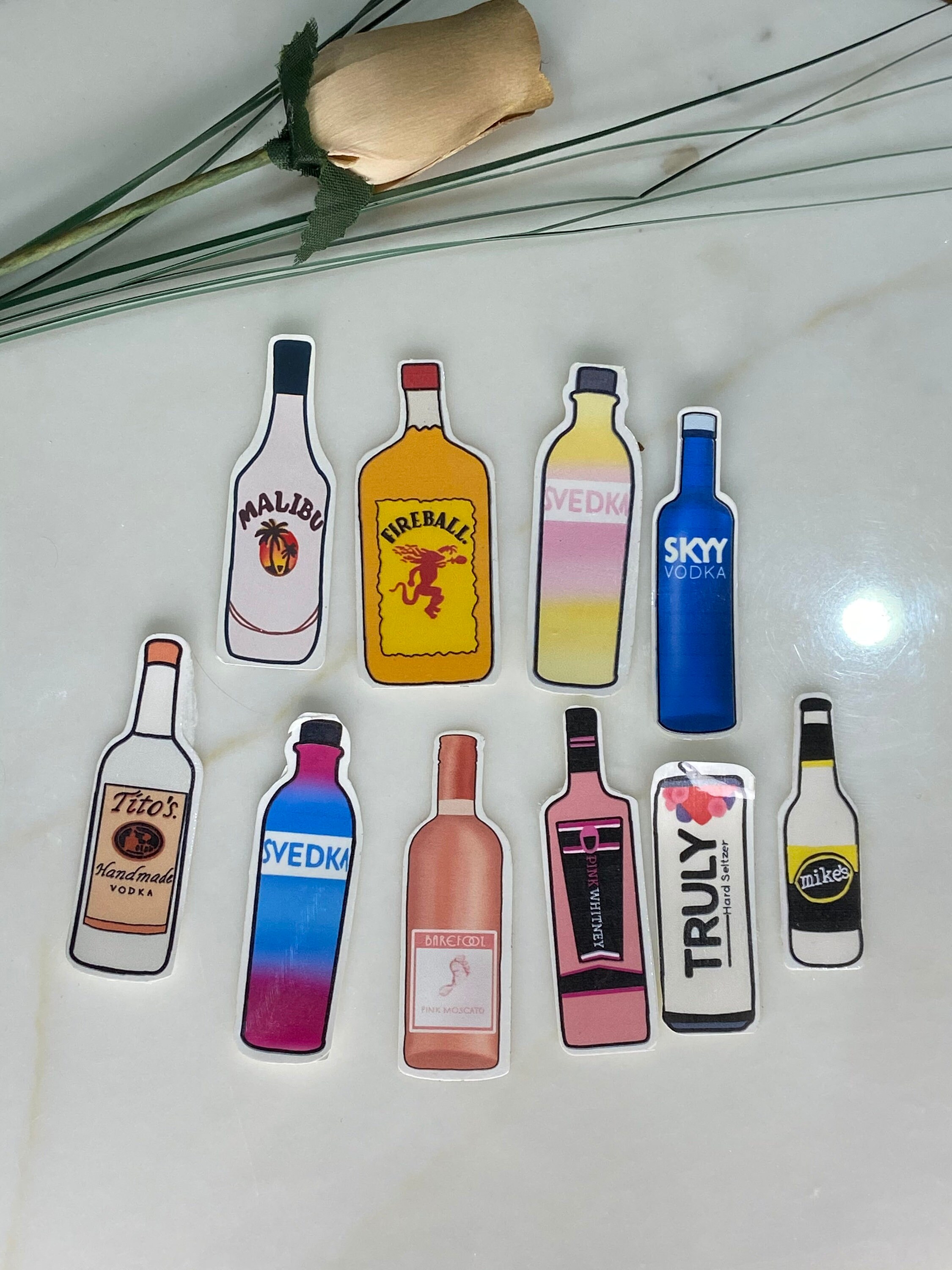 Blame It On The Booze*WATER-RESISTANT*, Laptop Sticker, Water bottle …