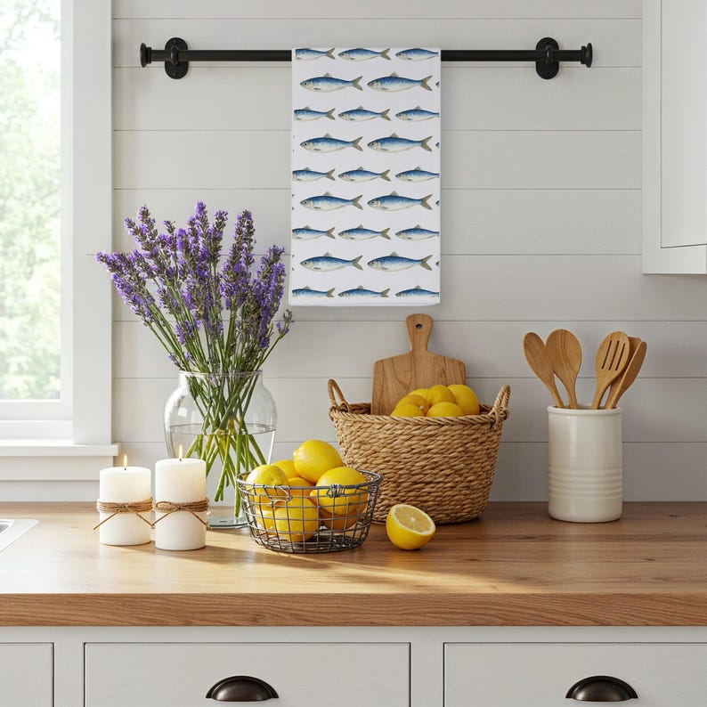 BijoulandInc Sardine Tea Towel